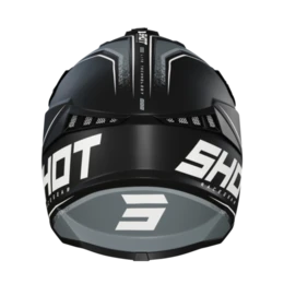 SHOT Lite Prism Zwart Wit Mat Crosshelm 2 SHOT Lite Prism Zwart Wit Mat Crosshelm - Afbeelding 2