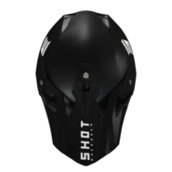 SHOT Pulse Solid Zwart Mat Crosshelm -Motorfietsuitrusting Winkel shot helmet pulse solid black matt2