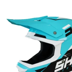 SHOT Peak Furious Chase Black Turquoise Glossy -Motorfietsuitrusting Winkel shot peak furious chase black turquoise glossy 3