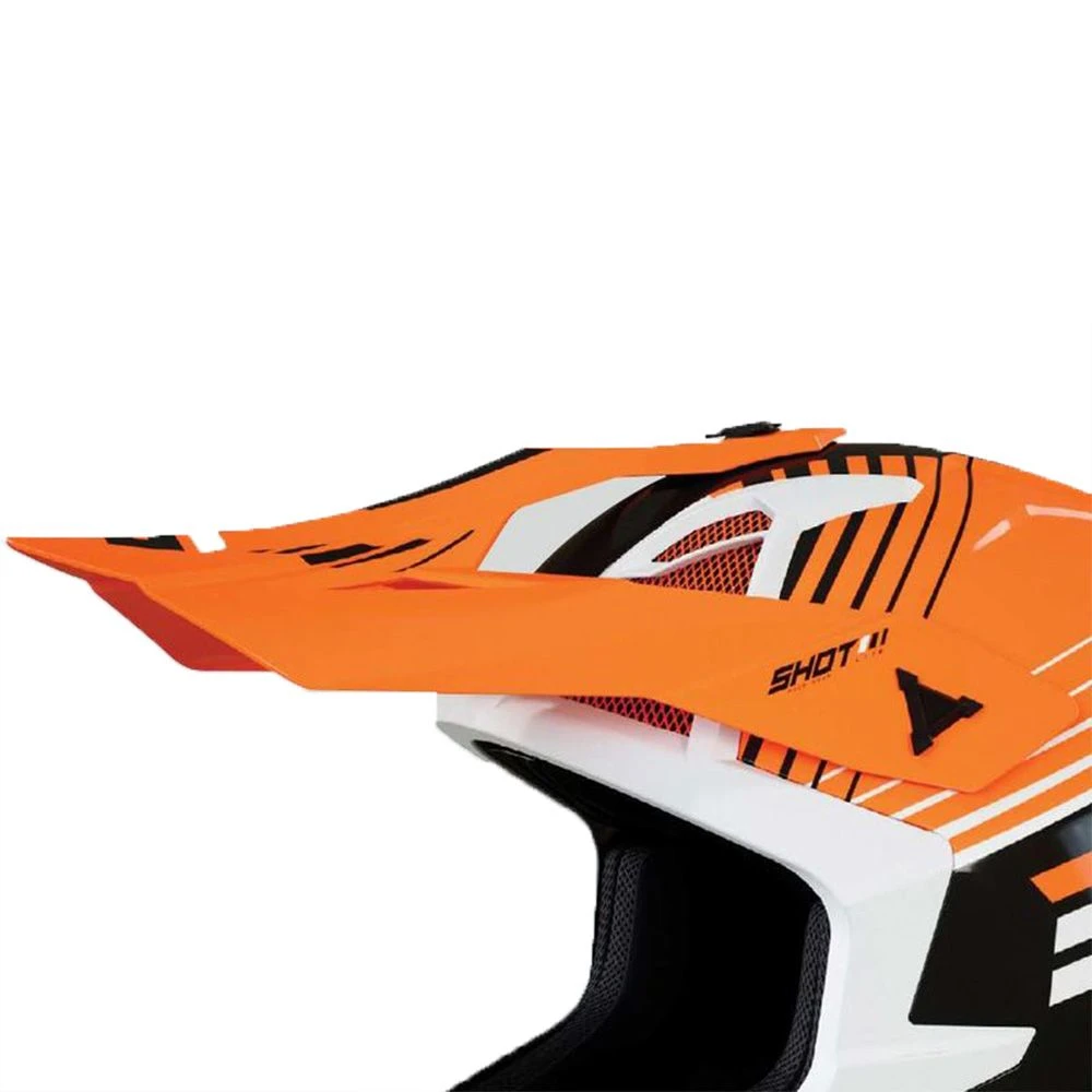 Shot Peak Lite Fury Black Neon Orange Glossy 1 Shot Peak Lite Fury Black Neon Orange Glossy