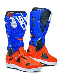 Sidi Crossfire 3 SRS Orange Fluo White Blue Limited