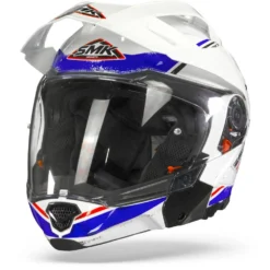 SMK Hybrid Evo Tide Wit Blauw Multihelm -Motorfietsuitrusting Winkel smk hybrid evo tide white blue frontpage
