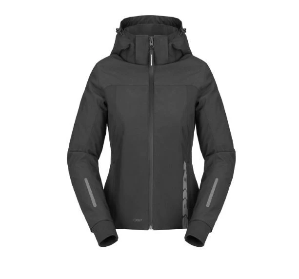 Spidi Hoodie H2Out II Lady Black 1 Spidi Hoodie H2Out II Lady Black