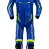Spidi Track Replica Evo BLAUW GEEL 1-DELIG MOTORPAK