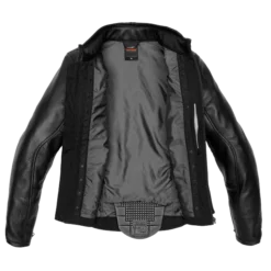 Spidi Premium Black Motorcycle Jacket -Motorfietsuitrusting Winkel spidi premium leather