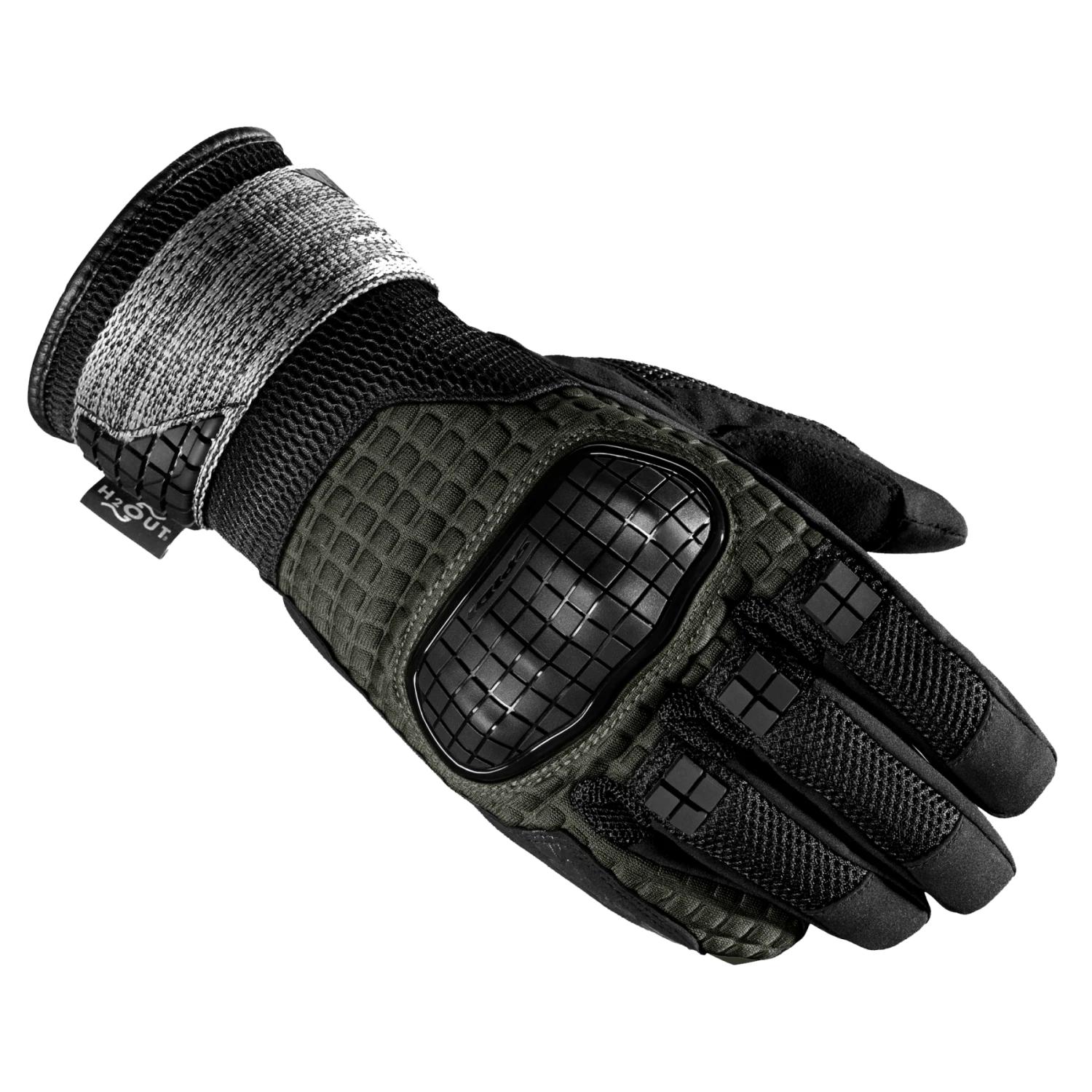 Spidi Rainwarrior Donkergroen Zwart 1 Spidi Rainwarrior Donkergroen Zwart