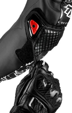 Spidi Track Replica Evo Black White One Piece Racing Suit -Motorfietsuitrusting Winkel spidi track replica evo black white one piece racing suit4