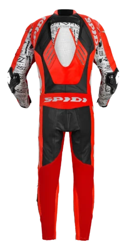 Spidi Track Replica Evo Rood Wit 1-Delig