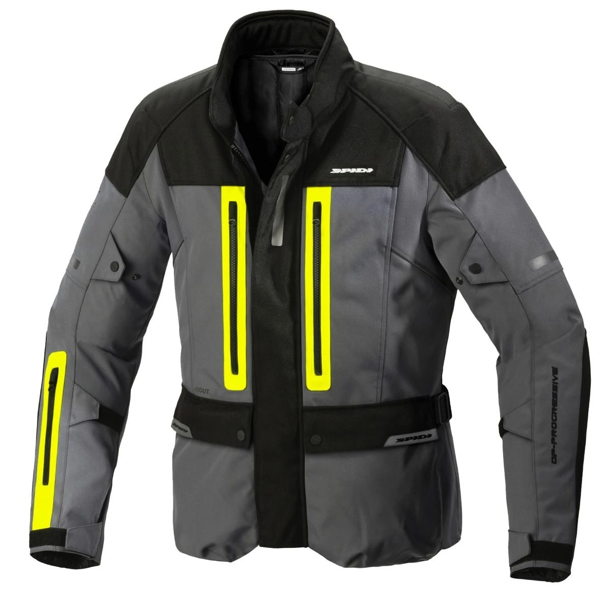 Spidi Traveler 3 Black Yellow Fluo Motorcycle Jacket 1 Spidi Traveler 3 Black Yellow Fluo Motorcycle Jacket