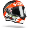 Suomy Speedstar Propeller Mat Antraciet Rood Integraalhelm