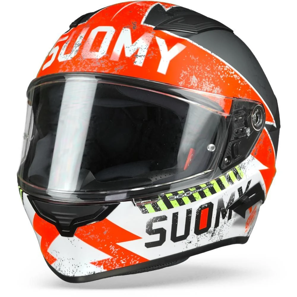 Suomy Speedstar Propeller Mat Antraciet Rood Integraalhelm 2 Suomy Speedstar Propeller Mat Antraciet Rood Integraalhelm - Afbeelding 2