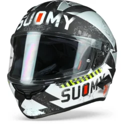 Suomy Speedstar Propeller Mat Zilver Zwart Integraalhelm 8 Suomy Speedstar Propeller Mat Zilver Zwart Integraalhelm -Motorfietsuitrusting Winkel suomy speedstar propeller silver black frontpage