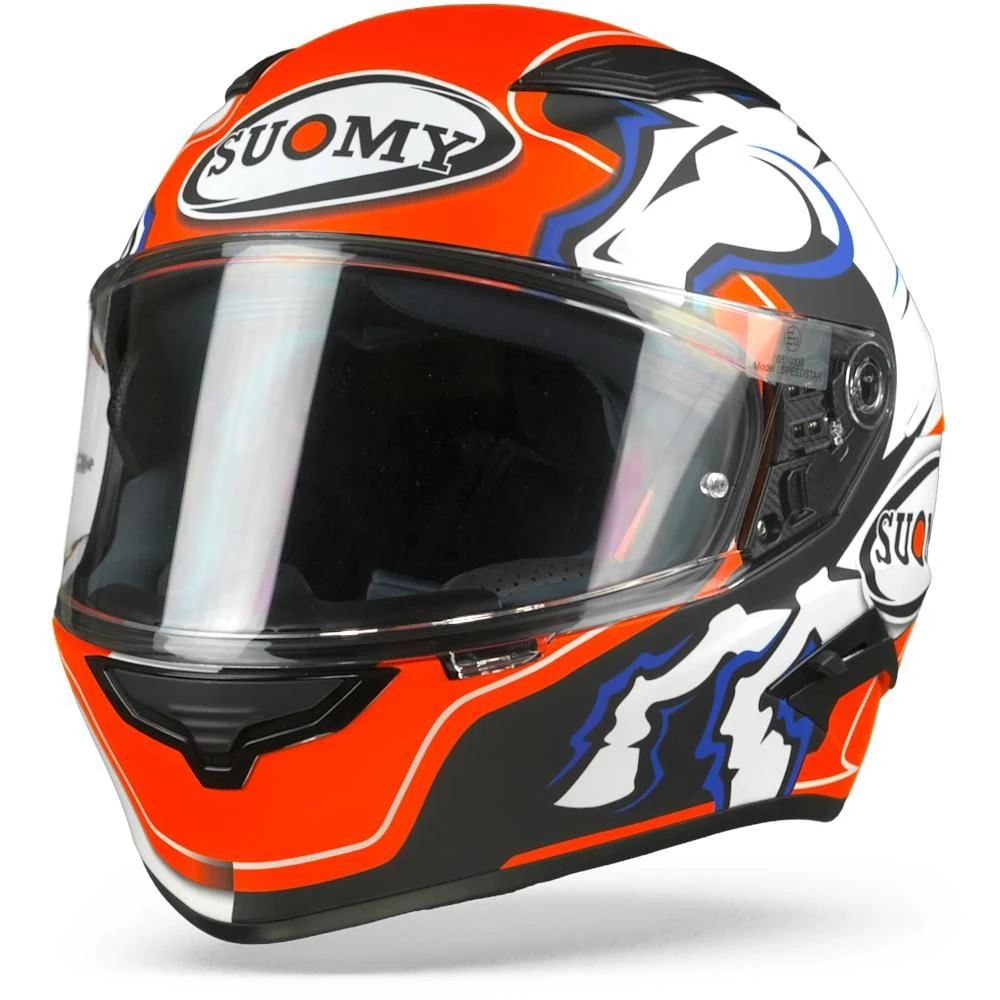 Suomy Speedstar Zerofour Mat Rood Wit Zwart Integraalhelm 1 Suomy Speedstar Zerofour Mat Rood Wit Zwart Integraalhelm