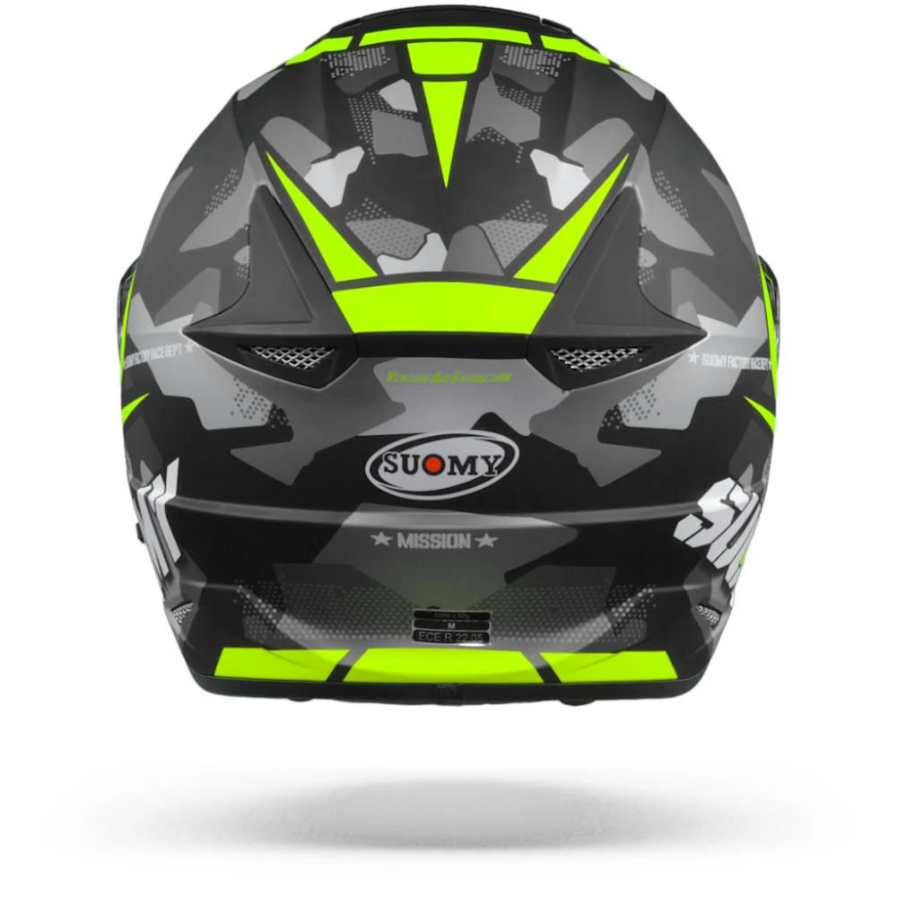 Suomy Stellar Race Squad Mat Geel Integraalhelm 5 Suomy Stellar Race Squad Mat Geel Integraalhelm - Afbeelding 5