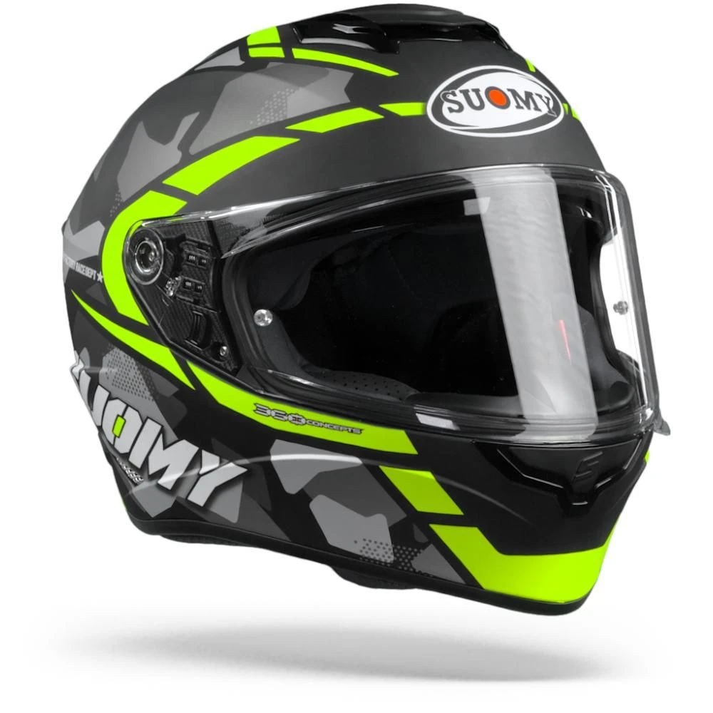 Suomy Stellar Race Squad Mat Geel Integraalhelm 4 Suomy Stellar Race Squad Mat Geel Integraalhelm - Afbeelding 4