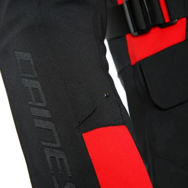 Dainese Tonale D-Dry Black Lava Red Black Motorcycle Jacket 1 Dainese Tonale D-Dry Black Lava Red Black Motorcycle Jacket
