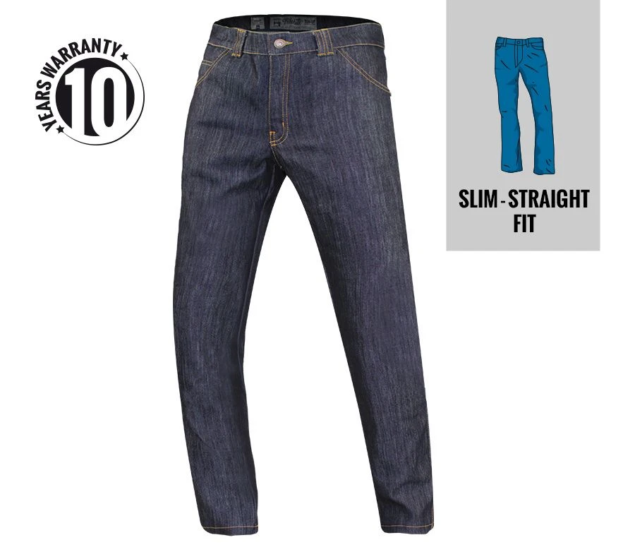 Trilobite 1860 Ton-Up Men Dark Blue Slim Fit Jeans Long 1 Trilobite 1860 Ton-Up Men Dark Blue Slim Fit Jeans Long