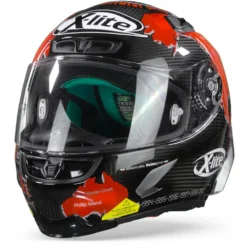X-Lite X-803 RS Ultra Carbon Checa 026 Integraalhelm -Motorfietsuitrusting Winkel x litex 803rscheca26 frontpage